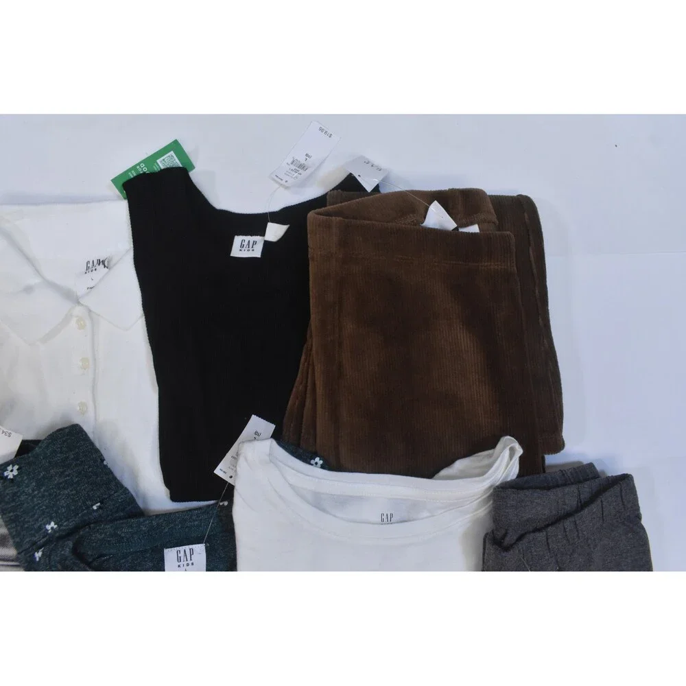 Gap Kids Bulk Lot Of 10 Girls Size Large 10 Mixed Season Tops Bottoms Dresses